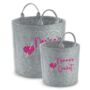 Crochet Storage Bag Personalised With Name And Design, thumbnail 2 of 4