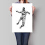 Set Of Four Football Print Sketches, thumbnail 5 of 5