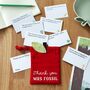 Personalised Apple 'Thank You Teacher' Cards Gift Bag, thumbnail 4 of 8