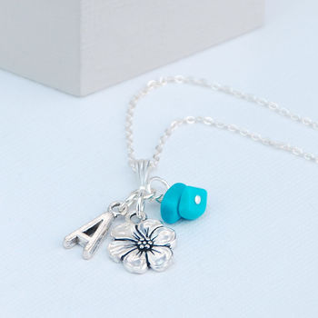 Personalised Birthstone And Charm Necklace, 9 of 12