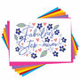 Fabulous Step Mum Floral Mothers Day Card, thumbnail 2 of 3