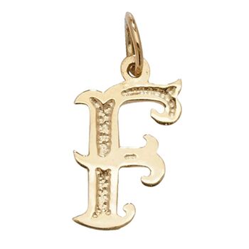 Gothic Initial Pendant, 6 of 12