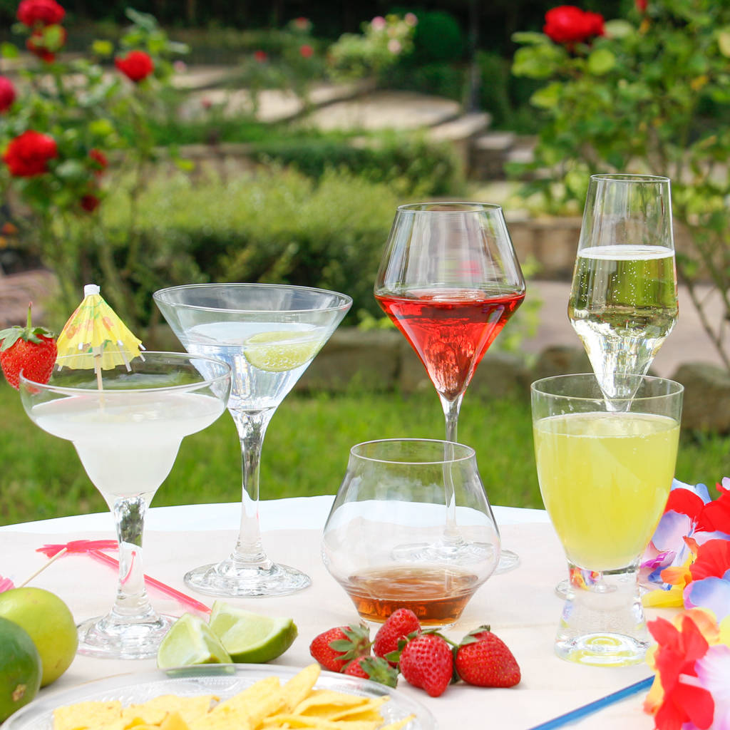 girls night in luxury cocktail glassware set by dibor