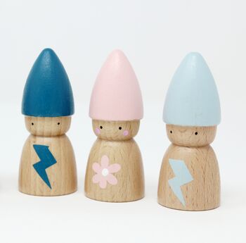 Worry Gnome Peg Doll, 3 of 11
