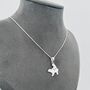 Sterling Silver Mother And Child Bear Pendant Necklace, thumbnail 4 of 6