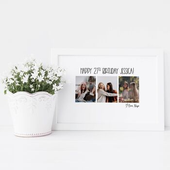 Personalised Best Friend Birthday Photo Print, 3 of 6