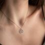 Sterling Silver Tulip Bouquet Necklace, thumbnail 6 of 10