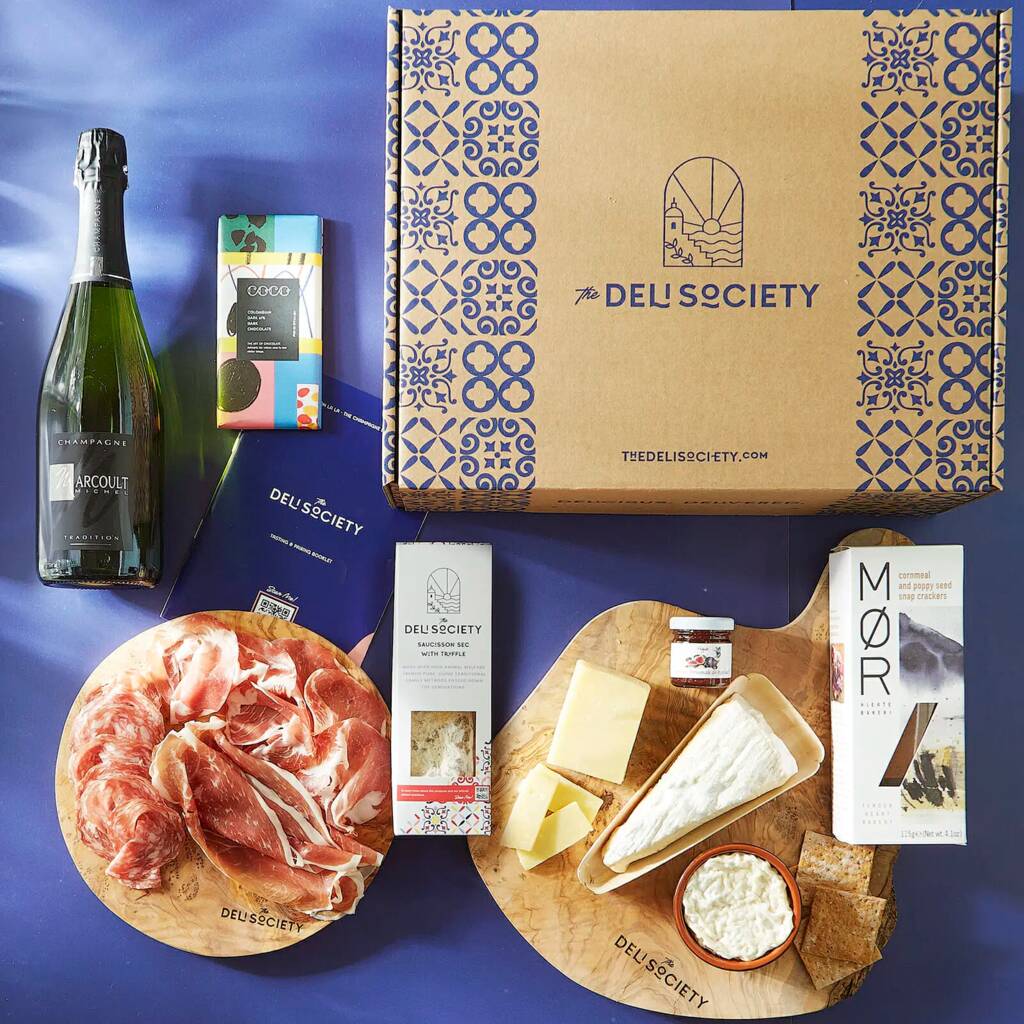 Ooh La La – The Champagne Edition Wine And Cheese Box