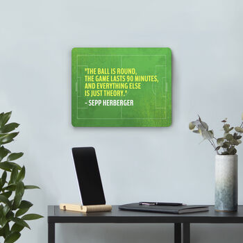 Personalised Football Quote Wall Sign, 3 of 3