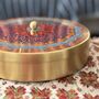 Indian Brass Masala Box: Decorative Spice Container, thumbnail 5 of 12