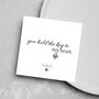 Personalised Love Card For Girlfriend, Fiancee Or Wife – Customisable Greeting Card For Partner, Anniversary, thumbnail 4 of 4