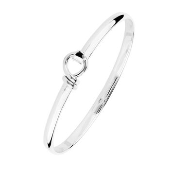 Bayswater Solid Sterling Silver Rope Bangle, 4 of 5