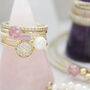Rose Quartz, Crystal Quartz And Ameythst Ring Holders, thumbnail 3 of 10
