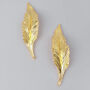 G Decor Large Gold Leaves Door Pull Draw Handle, thumbnail 3 of 8