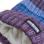 Berries Gradient Reflective Super Bobble Hat, thumbnail 6 of 6