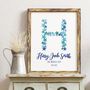 Personalised Baby Boy Birth Details Print, thumbnail 1 of 4