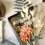 Preserved Fern Protea Posy With Grasses In A Gift Box, thumbnail 6 of 9