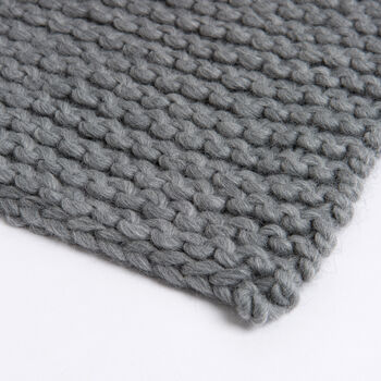 Nyssa Merino Blanket Beginner Knitting Kit, 6 of 10