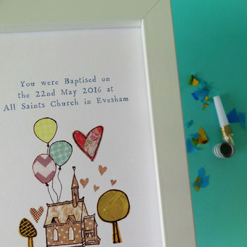 Personalised Christening Story Print, 7 of 9