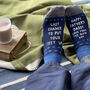 Personalised Last Chance Feet Up From Bump Socks, thumbnail 1 of 3