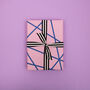 Luxury Pink And Blue Geometric Wrapping Paper, thumbnail 5 of 7