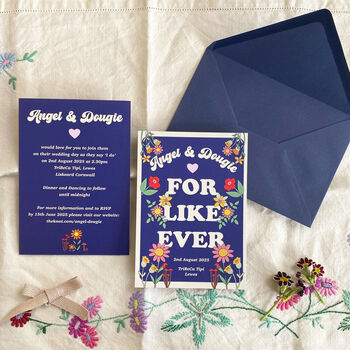 Floral Wedding Invitation, 4 of 5