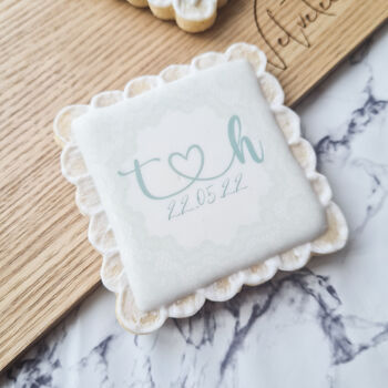 Personalised Wedding Favours Biscuits, Six, 2 of 7
