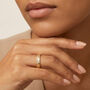 Gold Or Silver Textured Band Ring, thumbnail 1 of 5