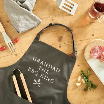 Personalised BBQ King Apron, 2 of 6
