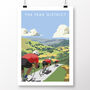 Peak District Cycling Poster, thumbnail 2 of 8