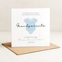 Personalised New Grandparents Baby Boy Card, thumbnail 1 of 7