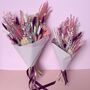 Mixed Shades Of Pink Christmas Dried Flower Arrangement, thumbnail 9 of 9