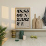 Personalised Neutral Modern Coordinates Print, thumbnail 4 of 7