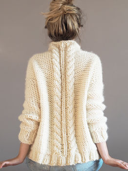 Knit Your Own Cable Knit Jumper Kit, 5 of 10