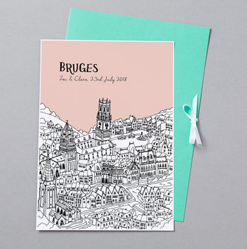 Personalised Bruges Print, 10 of 10