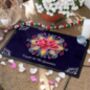 Personalised Diwali Rangoli Indoor Doormat, thumbnail 1 of 3