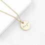 Personalised Disc Necklace, thumbnail 3 of 8