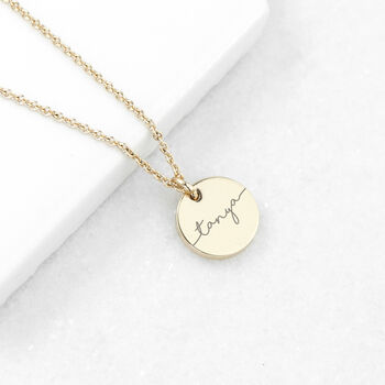 Personalised Disc Necklace, 3 of 8