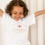 It's Coming Home! World Cup 2026 Personalised Name Football T Shirt, thumbnail 1 of 4