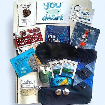 Men Birthday Pamper Hamper Relaxing Spa Gift For Him, 6 of 12
