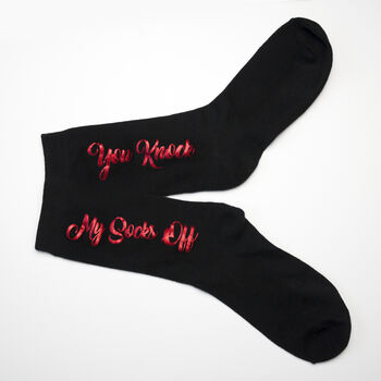 Personalised Cheeky Valentine's Socks, 2 of 4
