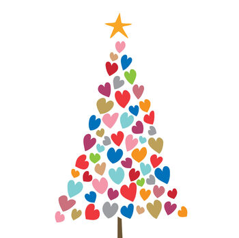 Sending Love At Christmas Tree Card, 2 of 2