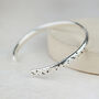 Sterling Silver Starry Night Print Cuff, thumbnail 2 of 4
