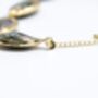 Ula 18 K Gold Plated Abalone Necklace, thumbnail 4 of 5