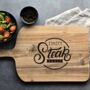 Personalised Natural Wood Chopping Board – Father's Day Gift, thumbnail 4 of 10