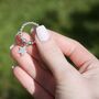 Sterling Silver Ball Bead Ring With Star, thumbnail 4 of 8