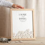 Modern Elegance Drop Top Frame Wedding Guest Book, thumbnail 3 of 5