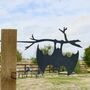 Large Bat Metal Garden Tree Spike, thumbnail 1 of 7