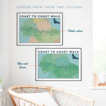 Coast To Coast Map Art Print, 6 of 9