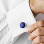 Colourful Gentlemen Leather Cufflinks, thumbnail 1 of 4